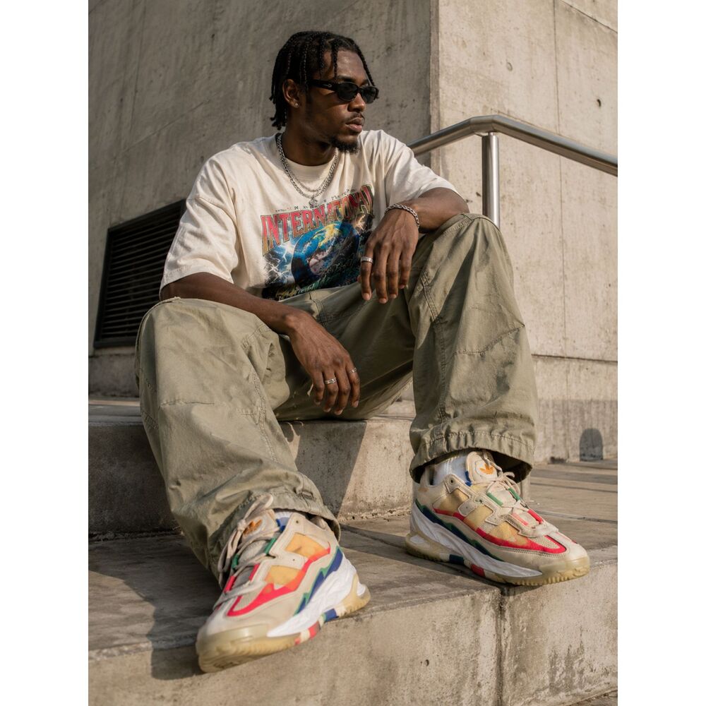 Adidas Niteball in the 'Ecru Tint Green' Colorway Size 10.5